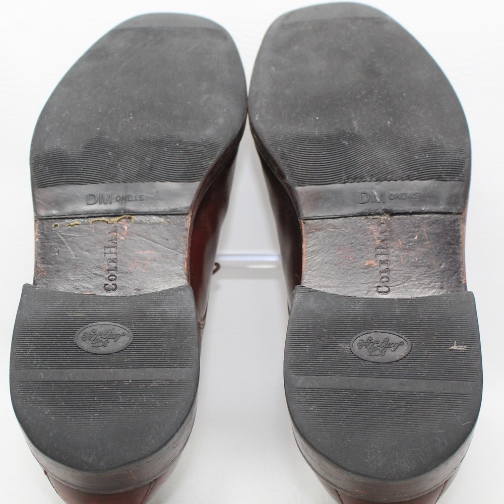 Cole Haan Mens Brown Leather Split Toe Derby Shoes C04717 Size 10 M - Picture 8 of 12